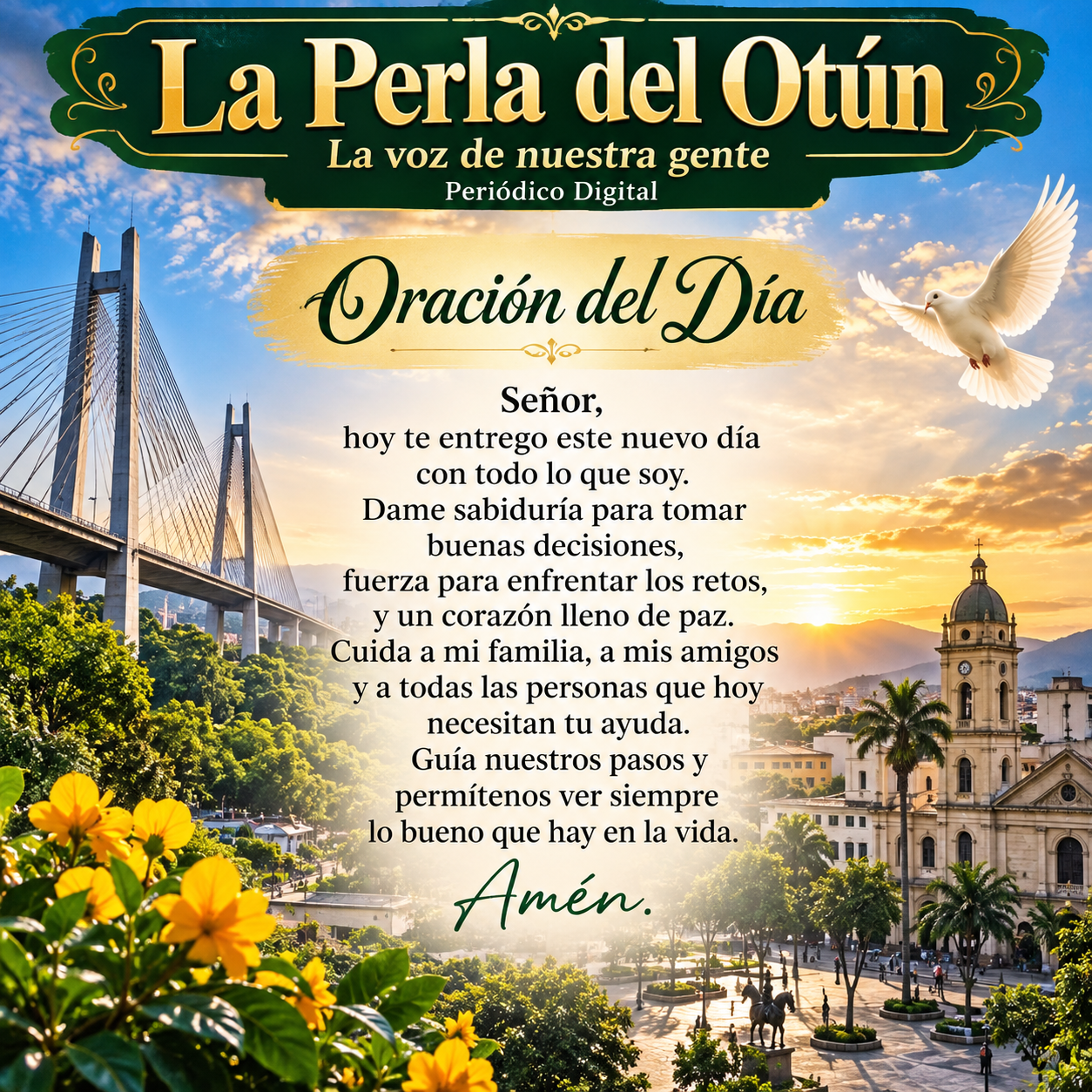 Afiche Oración del Día de Pereira al Día